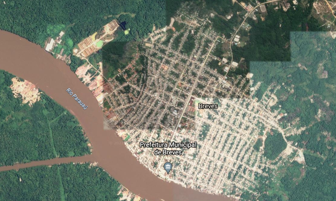 Imagens do Satélite do Google Earth.