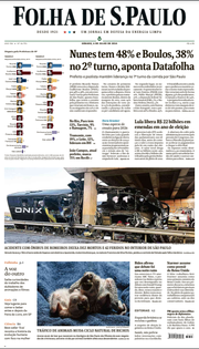 Capa do Jornal Folha de S. Paulo Edição 2024-07-06