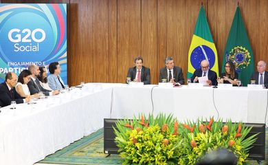 Brasília (DF), 11/11/2024 - Presidente da República, Luiz Inácio Lula da Silva, durante reunião com as Lideranças dos Grupos de Engajamento do G20. Foto: Valter Campanato/Agência Brasil