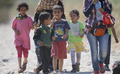 crianças refugiadas