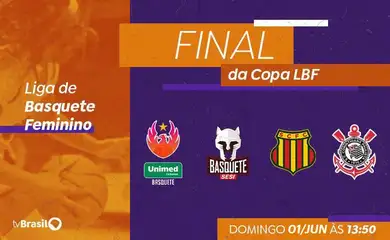 Brasília (DF) 28/05/2025 - A TV Brasil transmite, ao vivo e com exclusividade na TV aberta, a grande final da Copa da Liga de Basquete Feminino (LBF) 2025, neste domingo (1º), a partir das 13h50. A competição reúne os quatro times de melhor campanha no primeiro turno da temporada: Sampaio Basquete, SESI Araraquara, Corinthians e Unimed Campinas.. Foto: TV Brasil
