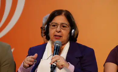 Rio de Janeiro(RJ), 14/11/24 - A ministra das Mulheres, Cida Golçalves, participa da atividade autogestionada “Superação das Desigualdades entre mulheres e homens no Mercado de Trabalho: a relevância da Lei de Igualdade Salarial