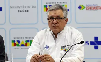 Brasília (DF), 23/07/2025 - O ministro da Saúde, Alexandre Padilha, fala durante anúncio de novas medidas para expandir o provimento e a formação de médicos especialistas para atuação em áreas em que há escassez de atendimento no Sistema Único de Saúde (SUS). Foto: Antonio Cruz/Agência Brasil