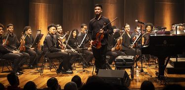 Anderson Alves, maestro da Orquestra Sinfônica Brasileira Jovem 