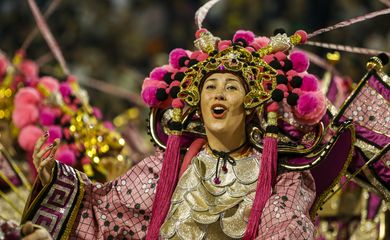 São Paulo (SP), 01/03/2025 - Carnaval 2025 - Sambódromo do Anhembi, desfile do Grupo Especial -Escola de Samba Rosas de Ouro. Foto Paulo Pinto/Agência Brasil