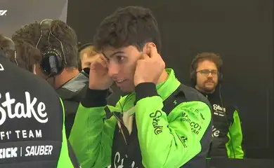 Gabriel Bortoleto - piloto Sauber - estreia com carros em testes da pré-temporada de F1 em 26/02/2025