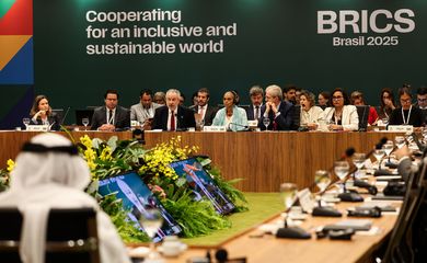 Brasília (DF),  03/04/2025.- 11ª reunião dos ministros de Meio Ambiente do Brics, sob a presidência brasileira. 
Foto: Antonio Cruz/Agência Brasil