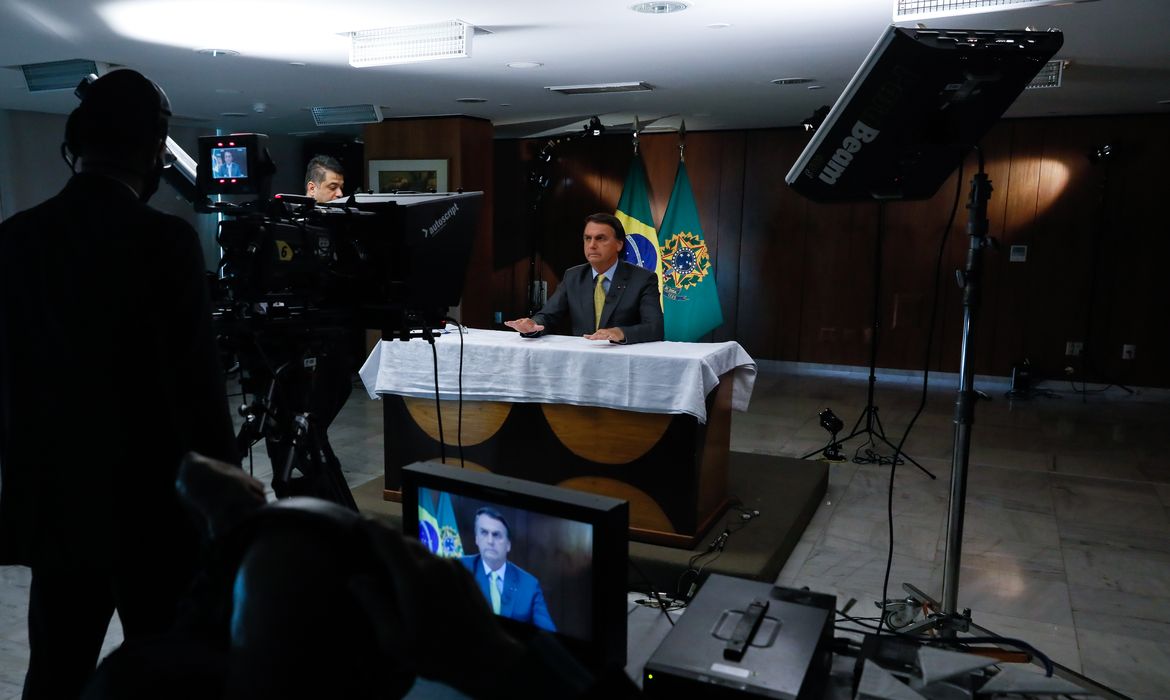 Pronunciamento do Presidente da República, Jair Bolsonaro.