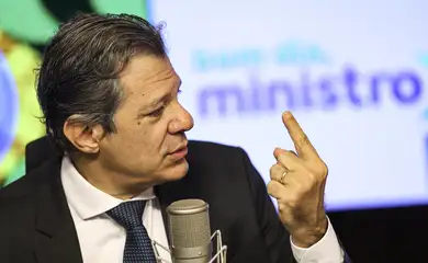 Brasília (DF), 20/03/2025 - O ministro da Fazenda, Fernando Haddad, participa do programa 