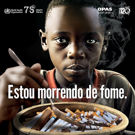 Dia Mundial sem Tabaco, 31 de maio de 2023. Imagens da campanha – Organização Pan-Americana de Saúde/OPAS – Arte: OPAS
