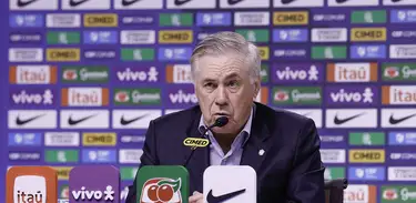 Carlo Ancelotti, técnico da Seleção Brasileira