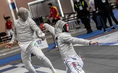 Enrico Pezzi em ação na Copa do Mundo.