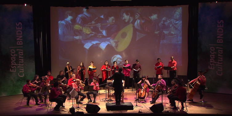 Partituras exibe concerto da Orquestra Barroca da UniRio