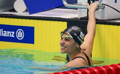 Carol Santiago conquista primeiro ouro para o Brasil nos 100m costas, no Mundial de natação paralímpica - em 31/07/2023