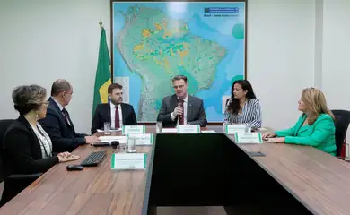 05/06/2023 - Brasília -  O ministro da Agricultura e Pecuária, Carlos Fávaro, durante consulta pública relativa ao Programa Nacional de Cadeias Agropecuárias Descarbonizadas - Programa Carbono + Verde. Foto: Gov. Br/Mapa 