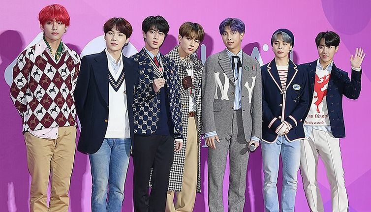 Banda sul-coreana BTS em 2018 no MelOn Music Awards