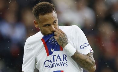 Neymar em jogo do Paris St Germain