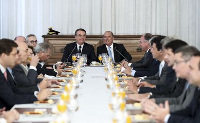 Presidente da República, Jair Bolsonaro, durante a 16ª Reunião do Conselho de Governo.
