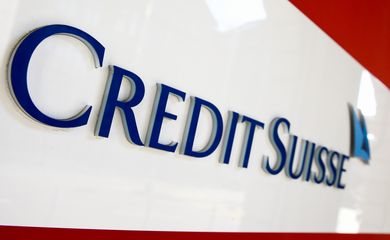 Logotipo do Credit Suisse, em Zurique