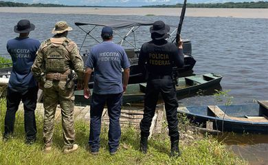 Polícia Federal deflagra Operação Sanctus Terminus de combate a crimes transnacionais. Foto: Polícia Federal/Divulgação