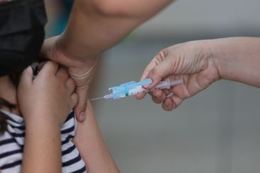 O Distrito Federal começou a vacinar crianças acima de 6 anos contra a COVID-19