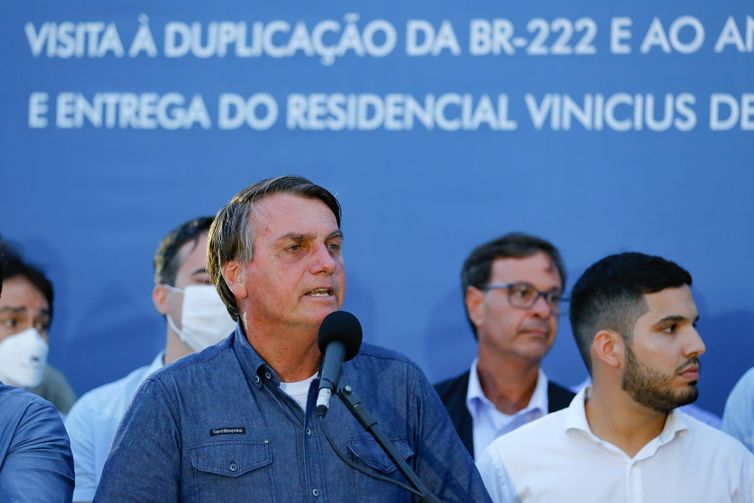 (Fortaleza -  CE, 26/02/2021) Presidente Bolsonaro visita duplicação da BR-222 