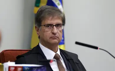 Brasília (DF), 22/04/2025 - Procurador-geral da República, Paulo Gustavo Gonet Branco, em julgamento da denúncia sobre o núcleo 2 da PET 12.100. Foto: Rosinei Coutinho/STF