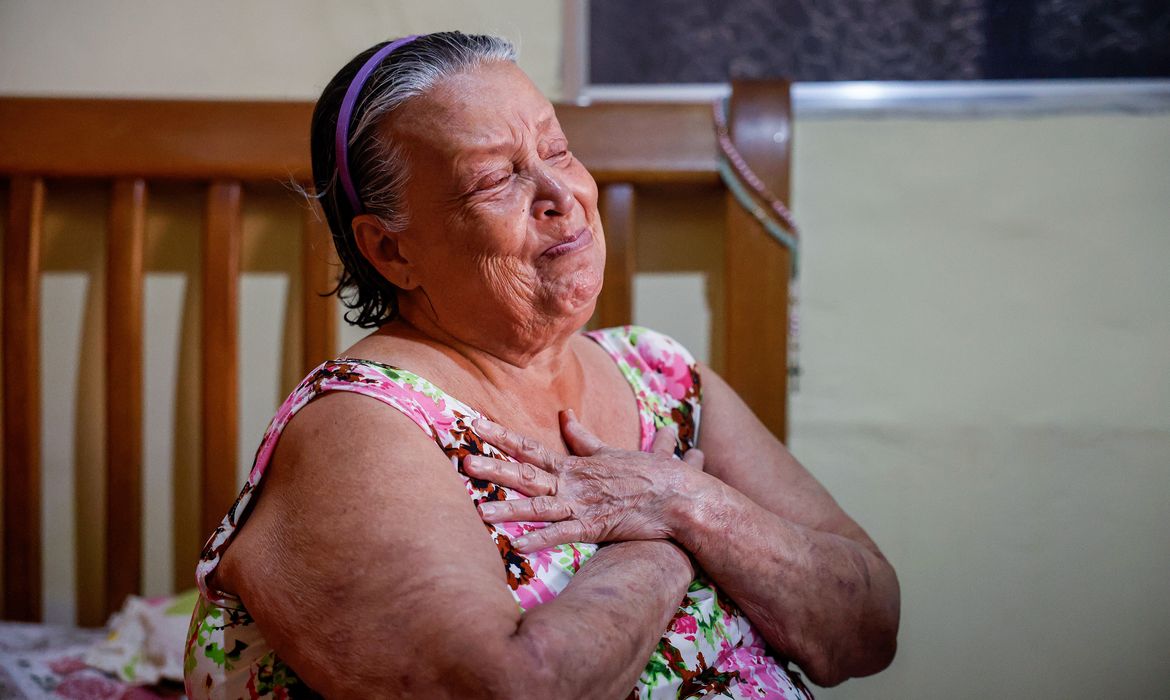 Rio de Janeiro (RJ), 14/03/2025 - Rita de Cássia Ferreira Barbosa, ex-interna da Colonia de hanseníase do Hospital Colônia de Curupaiti, localizado em Jacarepaguá. Foto: Tânia Rêgo/Agência Brasil