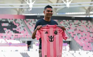 Apresentação de Casemiro no Inter Miami
30 de julho de 2026
Sam Navarro-Imagn Images