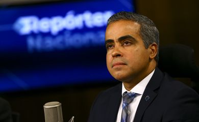 O ministro da Cidadania, Ronaldo Vieira Bento, participa do programa Repórter Nacional.