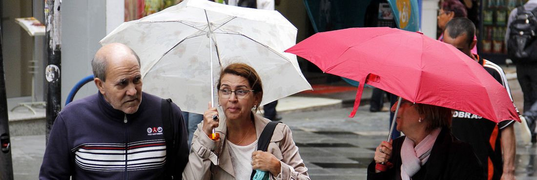 Chuva em Porto Alegre (RS).