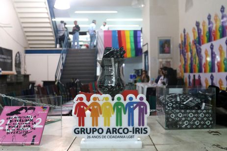 Rio de Janeiro (RJ), 20/06/2023 - Sede do Grupo Arco-Iris no centro da cidade. Roteiro  pelo centro do Rio passa por lugares importantes para a história e memória da comunidade LGBTQIA+ e visita lugares de convivência e de luta do movimento.