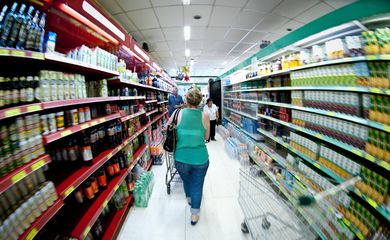 Supermercados, alimentos, cesta básica 
Foto: EBC/Arquivo