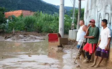 São Sebastião (SP), 20-02-2023, Desmoronamento causado pelas chuvas no bairro Itatinga, conhecido como Topolândia, no litoral norte de São Paulo. Foto: Rovena Rosa/Agência Brasil