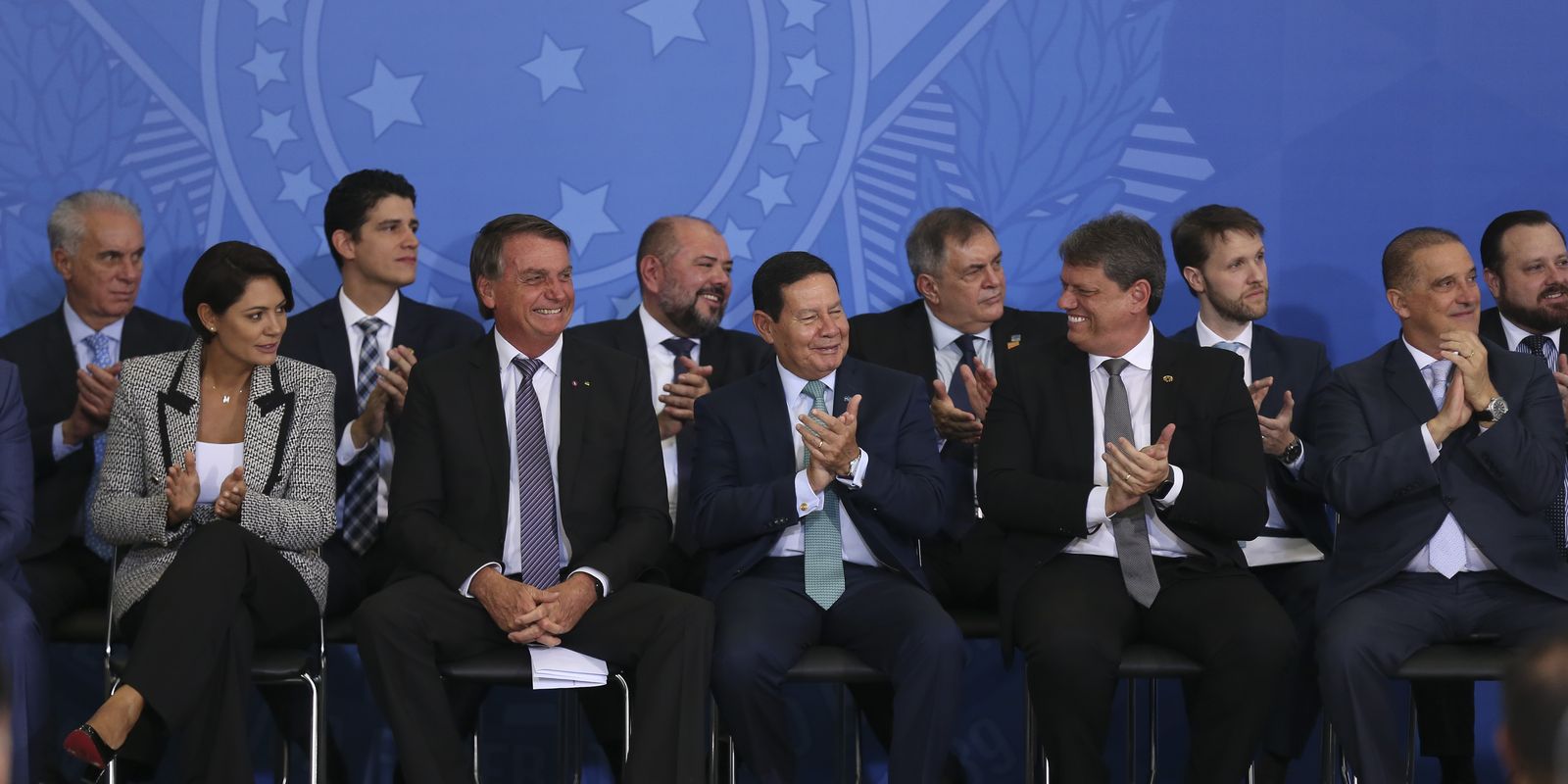 O Presidente Da República, Jair Bolsonaro, Participa Da Cerimônia De ...