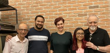 Tim Rescala, Jeferson Souza, Janaína Azevedo, Isabela Costa e Lionel Fischer