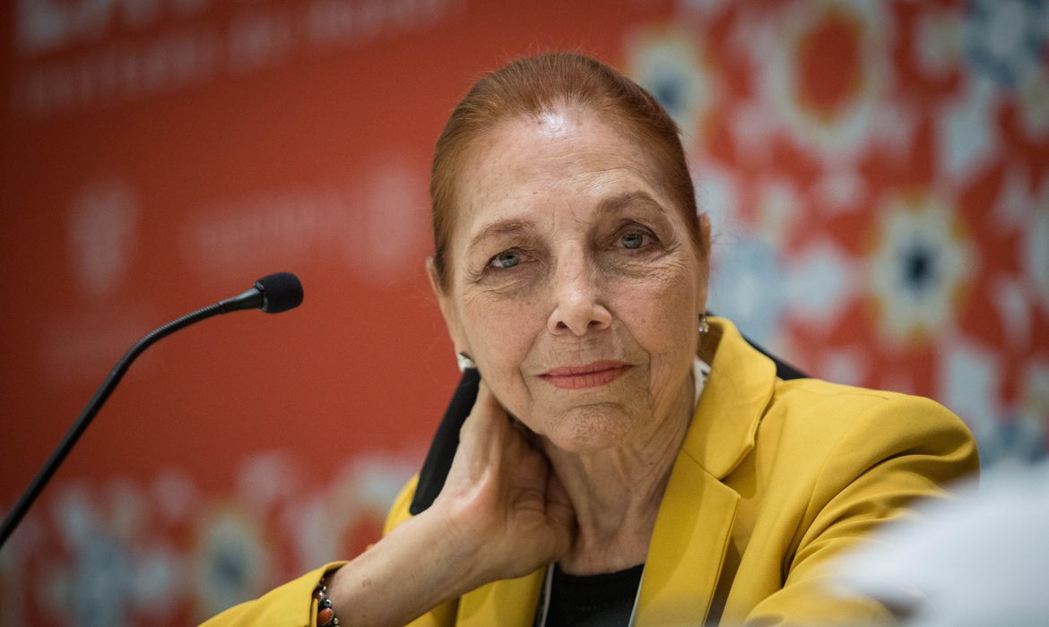 Guadalajara, 29/11/2016 - Escritora Marina Colasanti participa da 30a Feira Internacional do Livro de Guadalajara. Foto: Natalia Fregoso/Feria Internacional del Libro de Guadalajara