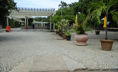 Pontos de acessibilidade no entorno da Lagoa Rodrigo de Freitas para os Jogos Paralímpicos Rio 2016. Rampas de acesso ao Parque dos Patins ( Fernando Frazão/Agência Brasil)