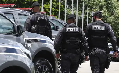 Entrega de 20 novas viaturas blindadas para Polícia Militar do estado de São Paulo. Foto: Governo do Estado de SP