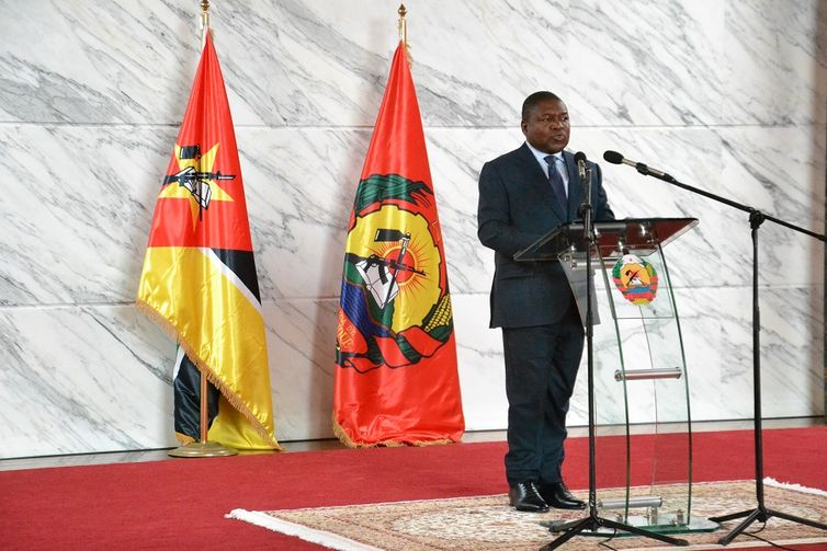 Presidente da República de Moçambique, Filipe Jacinto Nyusi.
