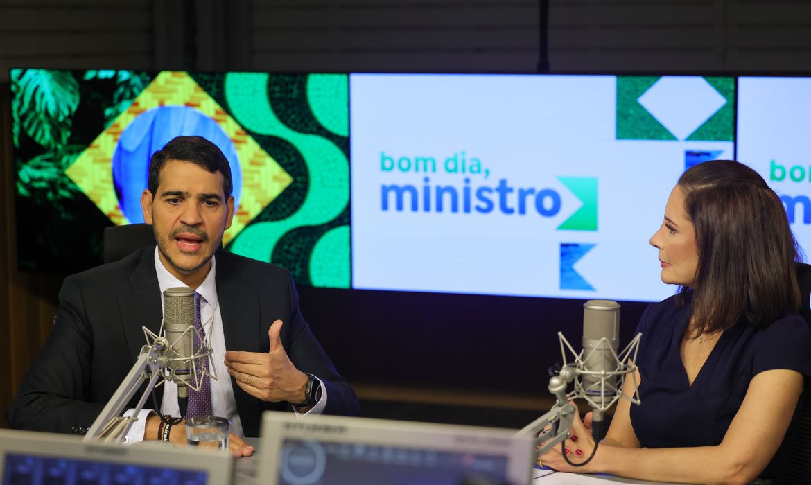 Fabio Rodrigues-Pozzebom/ Agência Brasil Brasília (DF) 31/10/2024 O Advogado Geral da União, Jorge Messias, participa do programa Bom Dia, Ministro, apresentado por Karine Melo. Foto: Fabio Rodrigues-Pozzebom/ Agência Brasil