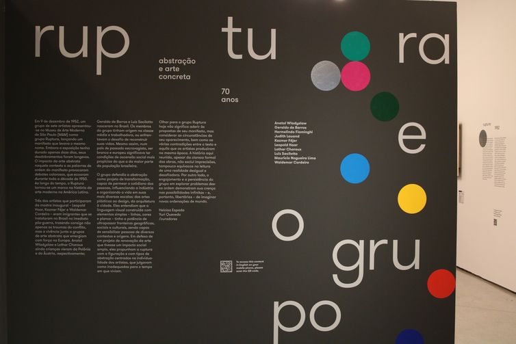 Exposição ruptura e o grupo: abstração e arte concreta, 70 anos, com curadoria de Heloisa Espada e Yuri Quevedo, no Museu de Arte Moderna, Ibirapuera.