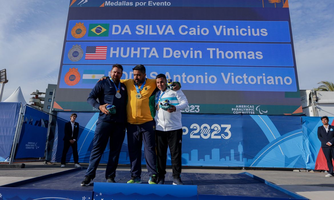 Caio Vinicius Pereira, arremesso de peso, parapan