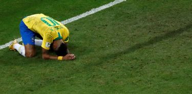 Neymar lamenta eliminação da Copa 2018 após derrota para a Bélgica por 2 a 1.