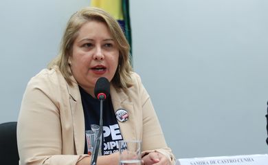 Brasília (DF) 26/10/2023   Comissão de Comunicação da Câmara realiza audiência pública sobre a importância da formação superior para o exercício do jornalismo. ( Samira de Castro Cunha, presidenta da FENAJ).  Foto Lula Marques/ Agência Brasil