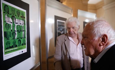 Rio de Janeiro - O Centro de Informação das Nações Unidas no Brasil (Unic-Rio) inaugura exposição de pôsteres em memória às vítimas do Holocausto no Palácio do Itamaraty, no centro do Rio (Tomaz Silva/Agência Brasil)