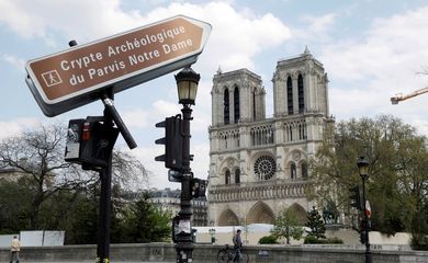 View of Notre Dame Cathedral in Paris