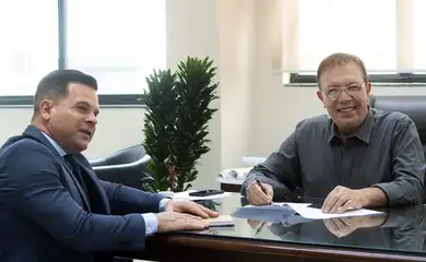 São José (SC) - O prefeito Orvino Coelho de Ávila anunciou o novo secretario Silvinei Vasques. Foto: Prefeitura de São José/Divulgação