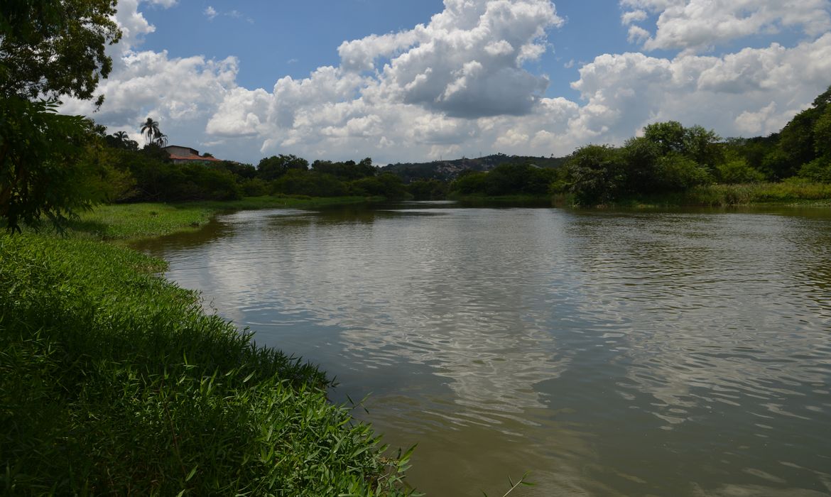 Mairiporã (SP) - A barragem Sete Quedas faz parte do Sistema Cantareira de abastecimento de água para a capital (Rovena Rosa/Agência Brasil)