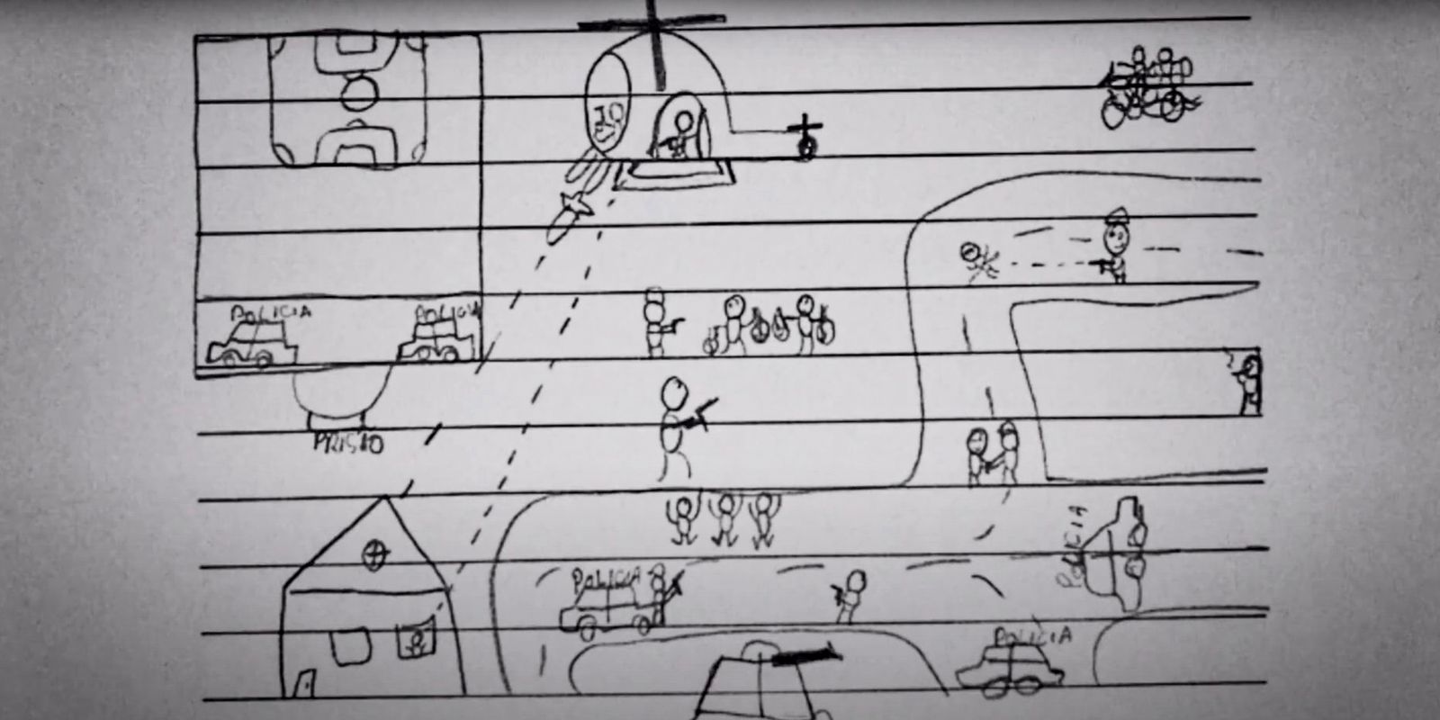 Documentário traz visão de crianças sobre violência policial em favela